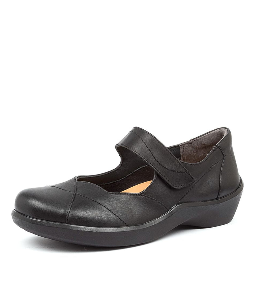 Women's Ziera Ariel in Black Leather sku: ZR10020BLALE